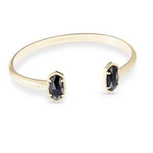 Kendra Scott Jewelry - Kendra Scott gold Elton Bracelet in Black Opaque Kendra Scott Jewelry - Kendra Scott gold Elton Bracelet in Black Opaque